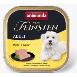 Animonda Vom Feinsten для собак с индейкой и сыром,150г