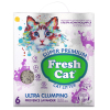 Fresh Cat Наполнитель для кошачьих туалетов, комкующийся (аромат лаванда), 6л превью