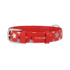 Collar Glamour Ошейник для собак (узор звёздочка, красный), 19-25см превью