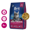 Brit Premium Корм сухой для кошек (курица), 2кг 1 превью