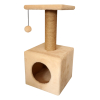 Cat-House Когтеточка для кошек (домик с полкой, джут), 65см превью