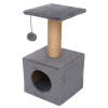 Cat-House Когтеточка для кошек (домик с полкой, джут), 65см 1 превью