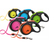 Рулетка Flexi "Neon" (S) ремень, 5м, розовая 1 превью