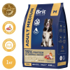 Brit Premium Medium Корм сухой для собак средних пород (индейка, телятина), 1кг превью
