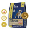 Brit Premium Корм сухой для щенков средних размеров (курица), 1кг 1 превью