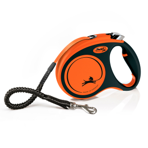Flexi рулетка Xtreme M (до 35 кг) 5 м оранжевая