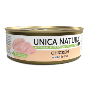 Корм Unica Natura д/кошек курица 70г