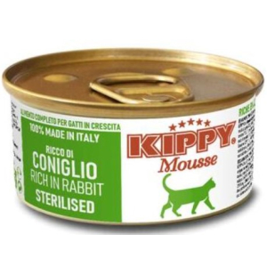Kippy Mousse Sterilised Cat Мусс с кроликом, 85г