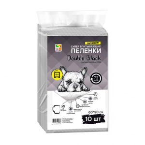 Пеленки "Four Pets", одноразовые (с углем) 60*90см (10шт)
