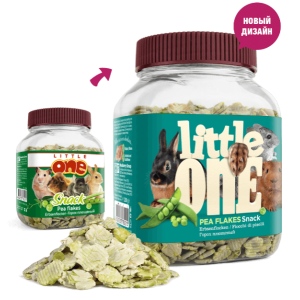 Little One Лакомство "Плющеный горох" 230г