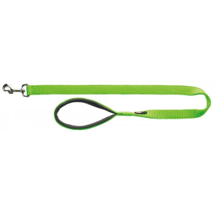 Поводок "TRIXIE" для собак "Premium Leash", нейлон (M–L), 1м/20мм, яблоко