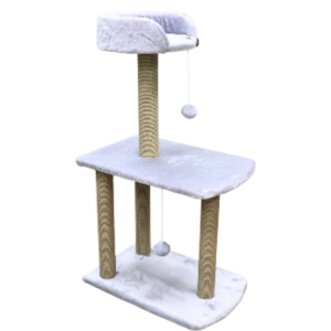 Игровой комплекс "ЭРИКА" 127 см из меха, серый