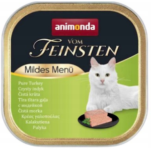 Animonda Vom Feinsten Мягкое Меню  для кошек   , чистая индейка ,100г