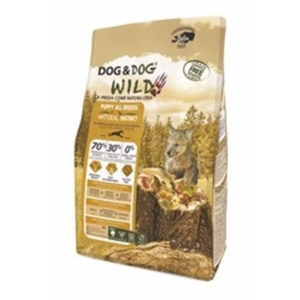 Dog&Dog Wild сухой корм для щенков свинина, утка, лосось, 12кг