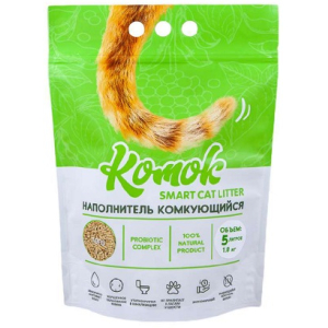КОМОК Smart Cat Litter комкующийся соевый TOFU 1,8кг (5л)