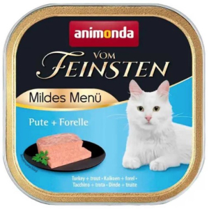 Animonda Vom Feinsten Mildes Menu консервы для кошек (индейка/форель) 100гр