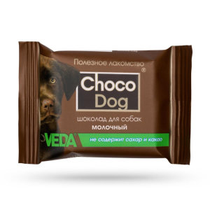 Veda Choco Dog Лакомство для собак (шоколад молочный), 15г