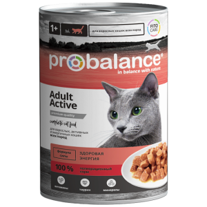 ProBalance Консервы для кошек, ведущих активный образ жизни, 415г