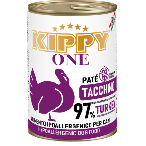 Kippy ONE Monoprotein Hyppoallergenic консервы для собак всех пород (индейка) 400 г