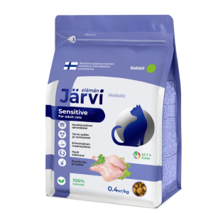 Jarvi сухой корм  для кошек  взрослых с чувствительным пищеварением с кроликом,0,4кг