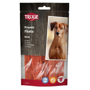 Лакомство "TRIXIE PREMIO" для собак, ломтики из говядины, без глютена и сахара, 80 г.