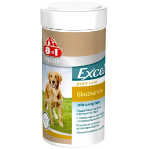 8in1 Excel Glucosamine Кормовая добавка для собак для гибкости суставов, 55таб