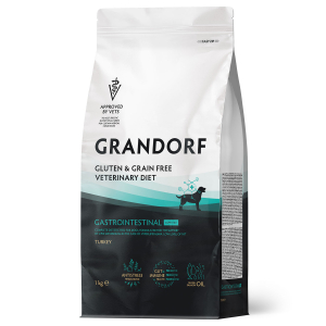 Grandorf  VET DOG GASTROINTESTINAL LOW FAT сухой корм для собак диетический, при гиперлипидемии на основе бескостной индейки 1кг