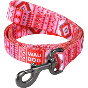 Collar Waudog Поводок для собак (этно красный)