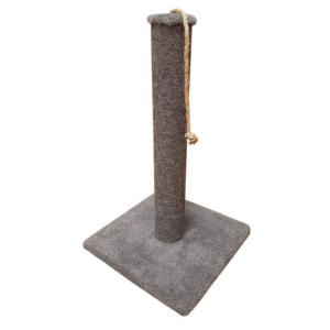 Когтеточка столбик 50см (ковролин) ЛАЙТ цвет серый