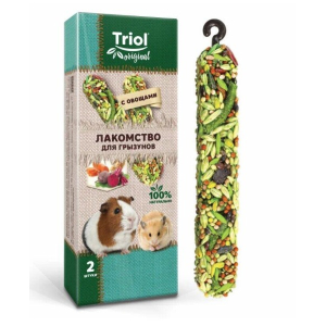 Triol  Original для грызунов лакомство с овощами ,50г