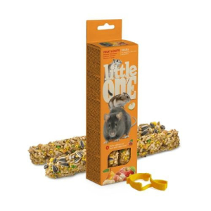 Little One Палочки для грызунов с фруктами и орехами 2х60 г