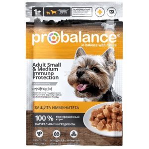 ProBalance Корм консервированный для собак малых и средних пород, 85г