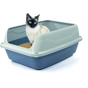 Georplast Sonic Пластиковый лоток с высоким бортиком для котов 44,5 x34 x18,5 см
