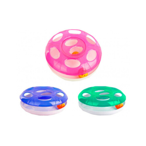 Игрушка Georplast Ufo для кошек интерактивная с 2 шариками, 25*8 см