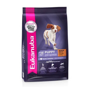 Eukanuba Puppy Medium Breed сухой корм для щенков средних пород (птица) 800гр