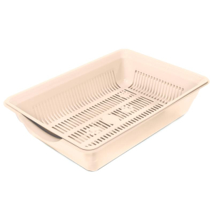 Gamma "Лапки" Туалет высокий с сеткой для кошек, 35х25х9 см