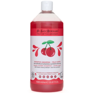 ISB Fruit of the Groomer Black Cherry шампунь для короткой шерсти с протеинами риса,1000 мл