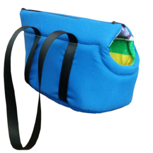 Сумка-переноска №1 Happy Friends плащевка+бязь синяя 43*20*23см stm082