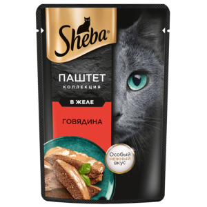 Шеба Плежер Паштет с говядиной,75г