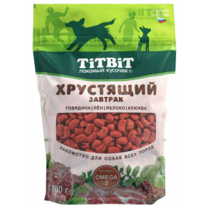 TitBit Хрустящий завтрак с говядиной для собак всех пород 700г