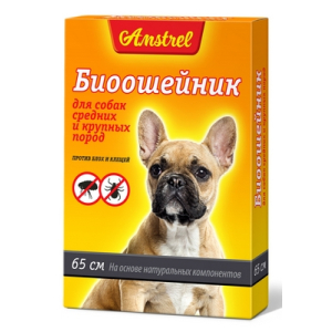 Amstrel Антипаразитный ошейник для кошек и мелких собак, 65см