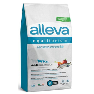 Alleva Equilibrium Sensitive Adult Mini/Medium для собак мелких и средних пород (Океаническая Рыба), 2кг
