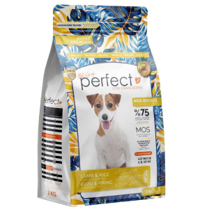 Perfect Pet Foods сухой корм для взрослых собак мелких пород с Ягненком 3кг