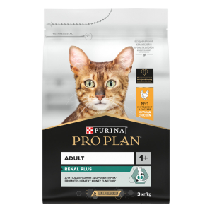 Pro Plan Корм сухой для кошек (курица), 3кг