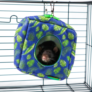 Домик-гамак из фетра Bambini Pets «Куб» для грызунов и хорьков 16х16х16 см
