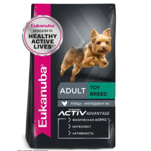 Eukanuba Adult Toy Breed сухой корм для собак взрослых миниатюрных пород 3,5кг