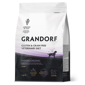 Grandorf VET DOG HYPOALLERGENIC сухой корм для собак диетический, при пищевой аллергии на основе гидролизованного белка кролика 3кг
