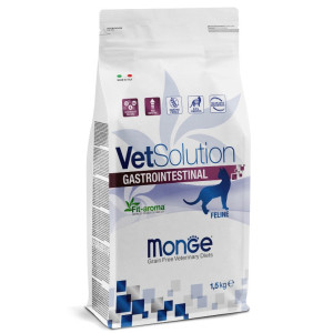 Ветеринарная диета Monge VetSolution Cat Gastrointestinal гастро интестинал для кошек при заболеваниях ЖКТ