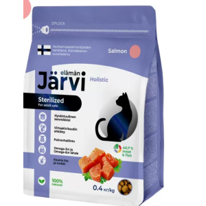 Jarvi сухой корм для стерилизованных кошек (лосось) 400гр