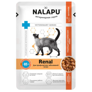 Nalapu Renal влажный корм для кошек для профилактики заболеваний почек 77гр